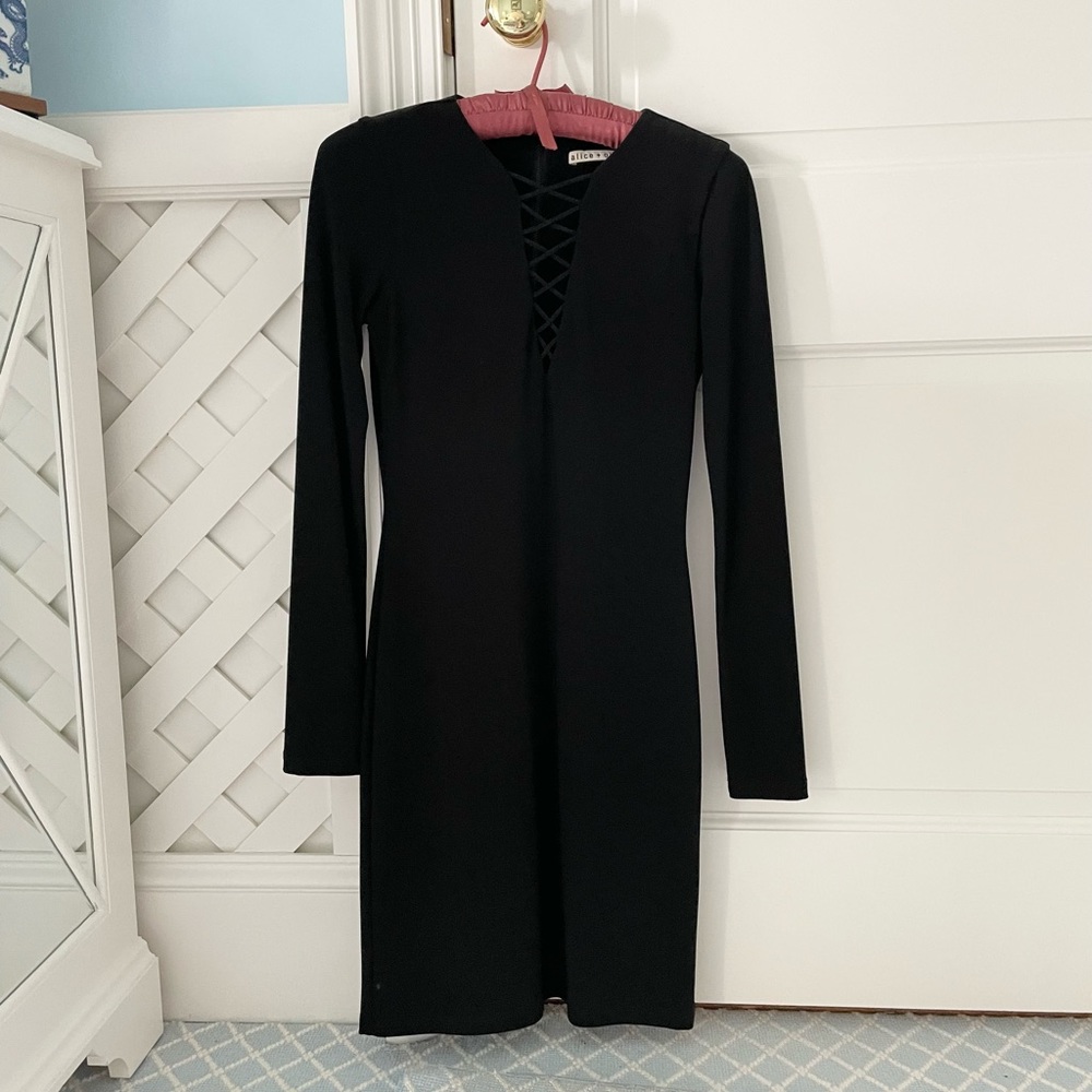 Alice + Olivia Black Dress